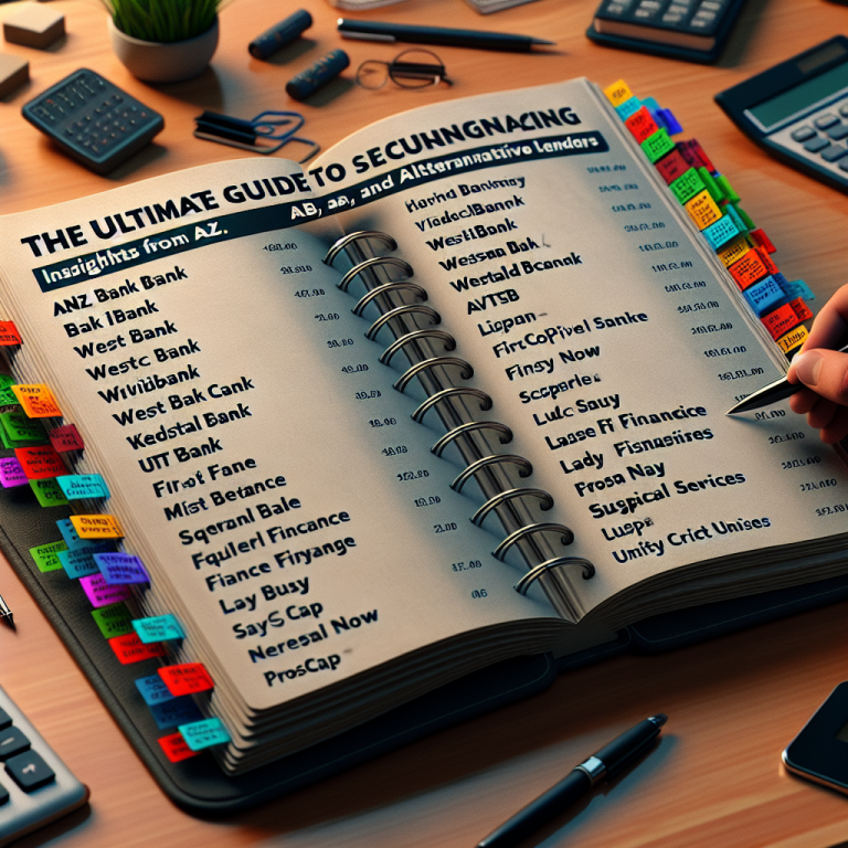 The Ultimate Guide to Securing Financing: Insights from ANZ, ASB, and Alternative Lenders