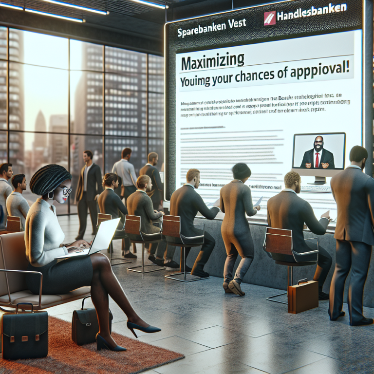 Maximizing Your Chances of Approval: Tips for Securing Loans from Sparebanken Vest and Handelsbanken