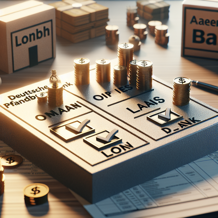Comparing Loan Options: Deutsche Pfandbriefbank vs. Aareal Bank – Which One Fits Your Needs?